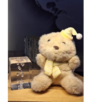 SEVİMLİ ŞAPKALI AYICIK ANAHTARLI13 CM