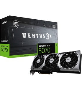 MSI VGA GEFORCE RTX 5070 12G VENTUS 3X OC RTX5070 12GB GDRR7 192B DX12 PCIE 5.0 X16 (3XDP 1XHDMI)