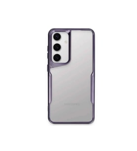 Newface Samsung Galaxy A24 4G Kılıf Boyi Silikon Kapak - Derin Mor