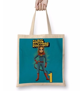 Captain Marvel Carol Danvers The Skrulls Bez Çanta Uzun Saplı