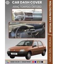 RENAULT CLIO 1 (1994-1998) Torpido Örtüsü Ön Göğüs Koruma Torpido Koruma Araca Özel Tam Uyum