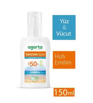 AGARTA DOĞAL GÜNEŞ SPREYİ 50 SPF 150 ML