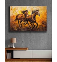 Koç stüdyo Modern tasarım kanvas tablo 50x70 (Çok Renkli)