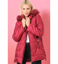 Z6668 DEWBERRY BAYAN KABAN-DÜZ BORDO