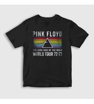 Presmono Unisex Çocuk Siyah World Tour Pink Floyd T-Shirt 342399tt