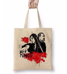 Hermanos Anton e Negan Bez Çanta Uzun Saplı
