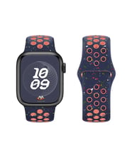Apple Watch 42mm Uyumlu Kordon Silikon Esnek Yumuşak Delikli Spor KRD-02 Kayış