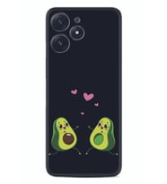 Xiaomi Poco M6 Pro 5G Kılıf Silikon Desen Özel Seri Aşık Avokadolar 1642