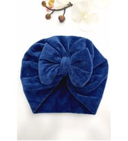 POLAR KADİFE FİYONK BEBEK BONESİ LACİVERT