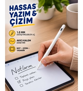 Eğim Sensörlü Dijital Kalem – Yüksek Hassasiyetli 1,0 mm Uç, Uzun Pil Ömrü Yeni Nesil