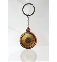 Mandala Ahşap Anahtarlık