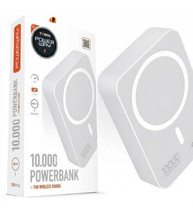 Powerway TXM10 10.000 mAh 15W MagSafe Kablosuz Hızlı Şarjlı Standlı Powerbank
