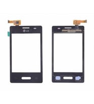 Lg E400 Ön Cam Dokunmatik Touch Lens  A+++Orjinal Kalite (Siyah)