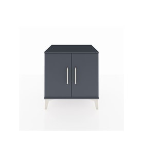 Hyperion Komodin 2 Raflı 2 Kapaklı 60x44x64 Antrasit-Antrasit