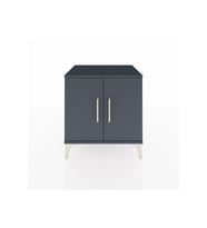 Hyperion Komodin 2 Raflı 2 Kapaklı 60x44x64 Antrasit-Antrasit
