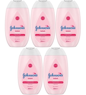 Johnsons Baby Bebek Losyon 300ML (5 Li Set)