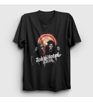 Presmono Unisex Siyah Scream Tokio Hotel T-Shirt 444378tt