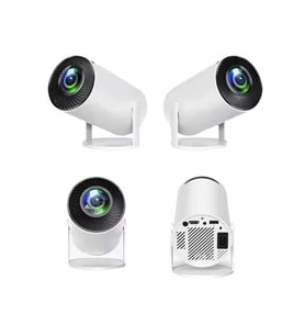 Northcity Full HD 8GB Ayaklı Çift Kollu 4K Video Oyun Konsolu Taşınabilir Projector - Android 11 Oyun İstasyonu
