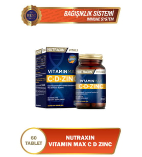 Nutraxin Vitamin Max C-D-Zinc 60 Tablet -