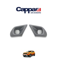 CAPPAFE Dacia Duster Sis Farı Çerçevesi Mat Gri 2018 ve Üzeri