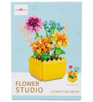 Toys e Toys Flower Studio Renkli Çiçek Bahçesi Yapı Blok Seti 549 Parça 9112A