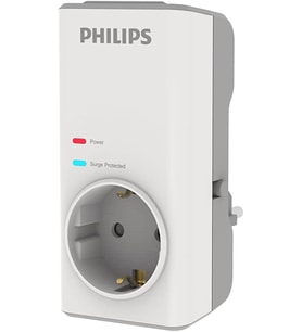 Philips Chp7010W Tekli Akım Koruma Priz, 1140J, Beyaz (Çok Renkli)