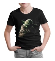 Star Wars - Yoda 3 Siyah Çocuk Tshirt