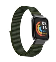 Xiaomi Redmi Watch (Mi Watch Lite) Uyumlu Kordon Hasır Örgü Cırt Cırtlı Zore KRD-61 Kayış