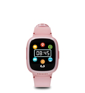 Görüntülü Çocuk Takip Saati, GPS, Pembe, Güvenli ve Kolay Kullanım