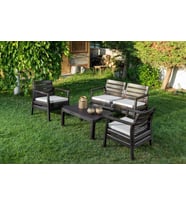 Omnipazar SY-2492 Solemare 2'li Bahçe Oturma Grubu Koltuk Takımı