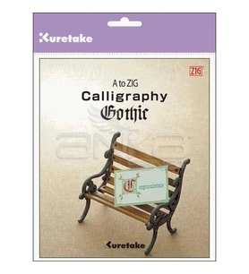A to Zig Calligraphy Gothic Kaligrafi Kitabı