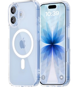 iPhone 17 için Magsafe ile Uyumlu Şeffaf Kılıf Kristal Berraklığında Materyal Polikarbonat Arka Kısım ve Silikon Kenarlar Wireless Kablosuz Şarj Destekli Kılıf Kapak (17)