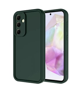 Galaxy A36 Kılıf Viera Silikon - Koyu Yeşil