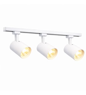 Modern 3’lü LED Ray Spot Aydınlatma Seti 30W Beyaz Monofaze Ray Sistem Ayarlanabilir Tavan Spotu 3200K Günışığı