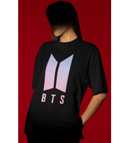 Tasarım BTS Müzik Grubu Baskılı Unisex Oversize Tişört
