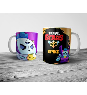 Pixxa Brawl Stars Kara Lord - Dark Lord Spike Kupa Bardak  