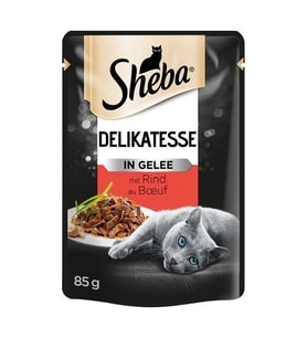 Sheba Pouch Sığır Etli Yetişkin Kedi Konservesi 85gr