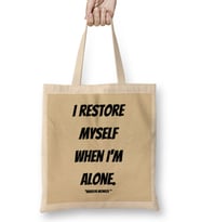 Marilyn Monroe Quotes Art Gift - Vintage Retro Style Bez Çanta Uzun Saplı