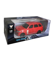 Uzaktan Kumandalı Land Rover Araba 1:14 Ölçek  Işıklı 4 Fonksiyon Şarjlı RC Araç (Kırmızı)