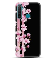 Realme 5i 5 Pro 6i 7 Pro 8 Kılıf Desemli Silikon Pink Flowers 3 1393