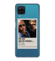 Samsung Galaxy A22/M22/M32 Uyumlu Hızlı ve Öfkeli Minimalist Poster Desenli Şeffaf Telefon Kılıfı