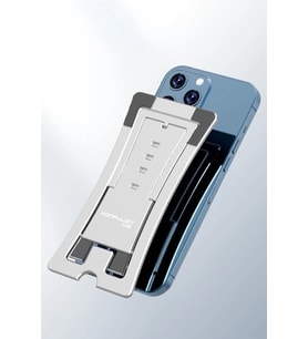 Pilelistore   CM23 Ayarlanabilir Katlanabilir Masaüstü Telefon Tutucu - Gümüş