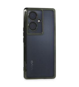 Vivo V29 Lite Kılıf Razer Lensli Silikon - Yeşil
