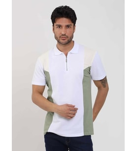 Dufy Beyaz Erkek Slim Fit Düz Polo Yaka Tshirt - 105259
