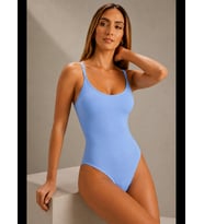 Night Kadın Dikişsiz Örgü Askılı Full Body