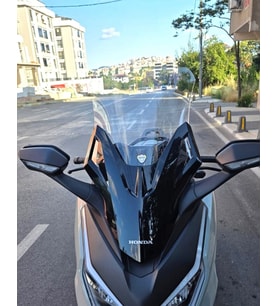 MOTOCAM Honda Forza 250 Ön Cam 2021-2026 Model 60cm Şeffaf Renkli 4mm UZUN
