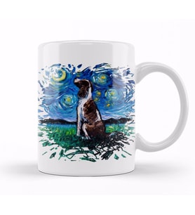 Springer Spaniel English Springer Spaniel Night Kupa Bardak Porselen