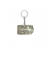 Centaur Legacy – Antik Yunan Sentor Figürlü Plaka Unisex Metal Anahtarlık