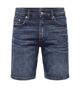 Only&Sons ONSWEFT DBD 7626 PIM DNM SHORTS VD Lacivert Erkek Şort 22027626
