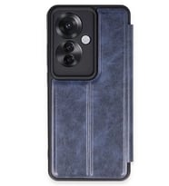 Newface Oppo Reno 11F Kılıf Flip Cover - Lacivert